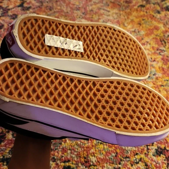 Vans Black and White Sneakers Classic Low-Top Design Chukka Push LS 7 M / 8.5 W - Picture 9 of 10